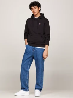 Bluzy Dresowe & Z Kapturem*Tommy Hilfiger Bluza Z Kapturem I Naszywką Tommy BLACK