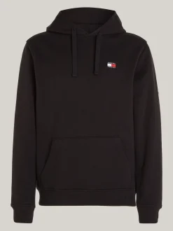 Bluzy Dresowe & Z Kapturem*Tommy Hilfiger Bluza Z Kapturem I Naszywką Tommy BLACK