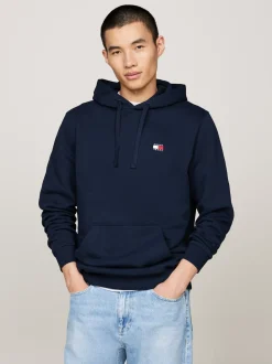 Bluzy Dresowe & Z Kapturem*Tommy Hilfiger Bluza Z Kapturem I Naszywką Tommy DARK NIGHT NAVY