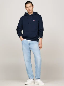 Bluzy Dresowe & Z Kapturem*Tommy Hilfiger Bluza Z Kapturem I Naszywką Tommy DARK NIGHT NAVY