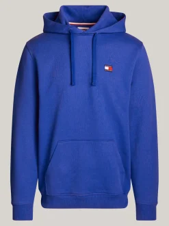 Bluzy Dresowe & Z Kapturem*Tommy Hilfiger Bluza Z Kapturem I Naszywką Tommy BRIGHT BLUE