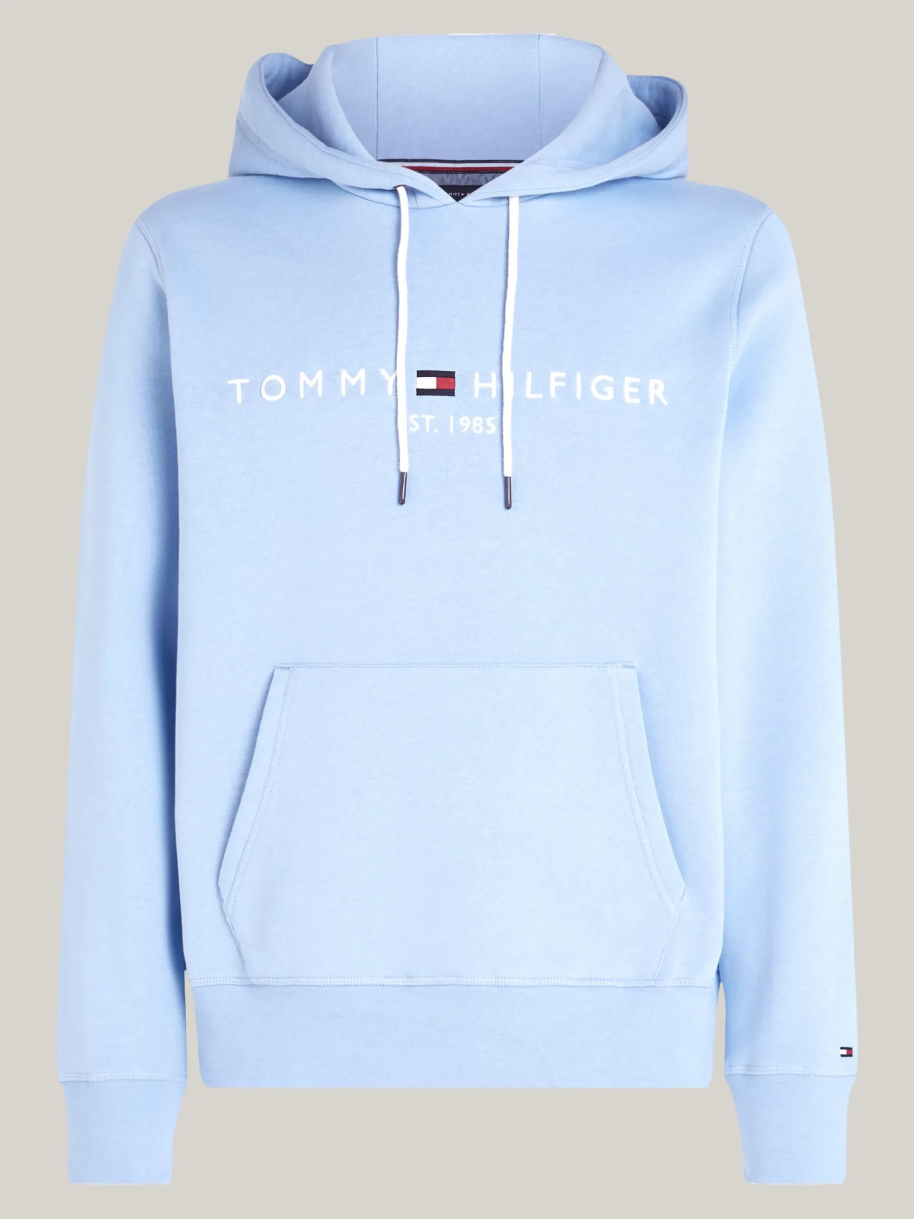 Dresy|Bluzy Dresowe & Z Kapturem*Tommy Hilfiger Bluza Z Kapturem I Wyhaftowanym Logo VESSEL BLUE