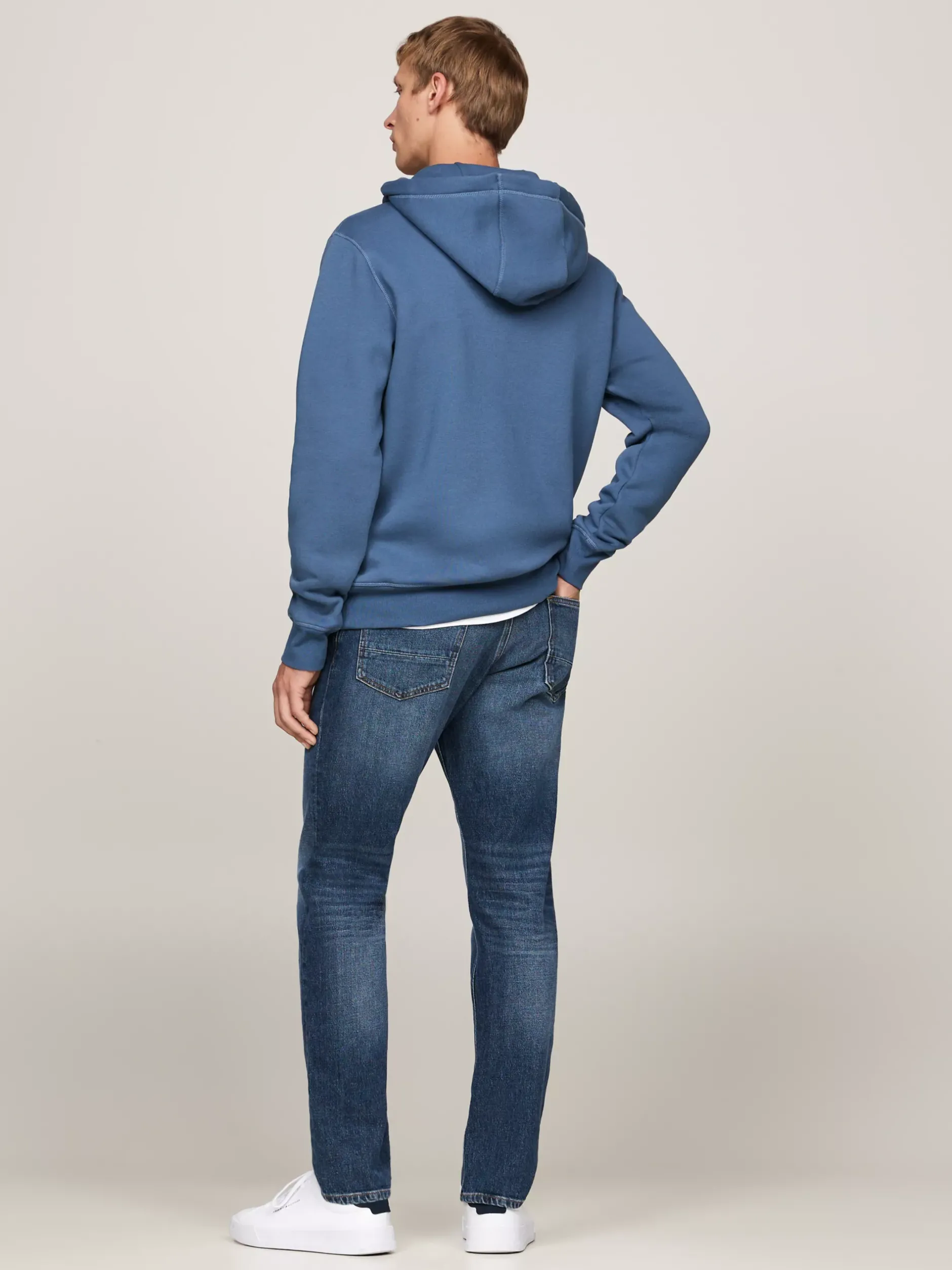 Bluzy Dresowe & Z Kapturem*Tommy Hilfiger Bluza Z Kapturem I Wyhaftowanym Logo AEGEAN SEA