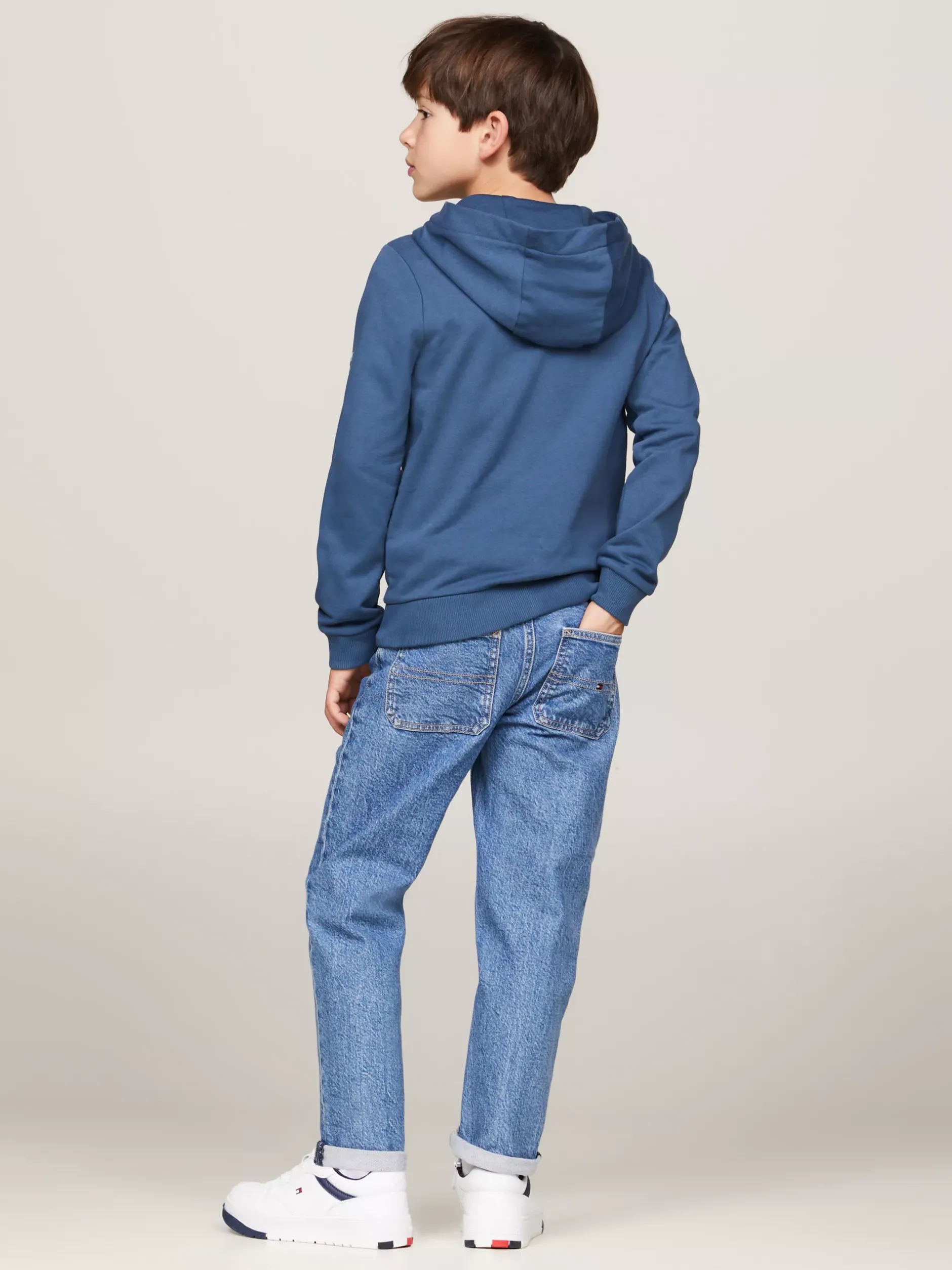 Bluzy Dresowe I Z Kapturem|Bluzy Dresowe I Z Kapturem*Tommy Hilfiger Bluza Z Kapturem I Zapięciem Na Zamek AEGEAN SEA