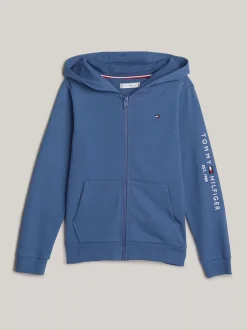 Bluzy Dresowe I Z Kapturem|Bluzy Dresowe I Z Kapturem*Tommy Hilfiger Bluza Z Kapturem I Zapięciem Na Zamek AEGEAN SEA