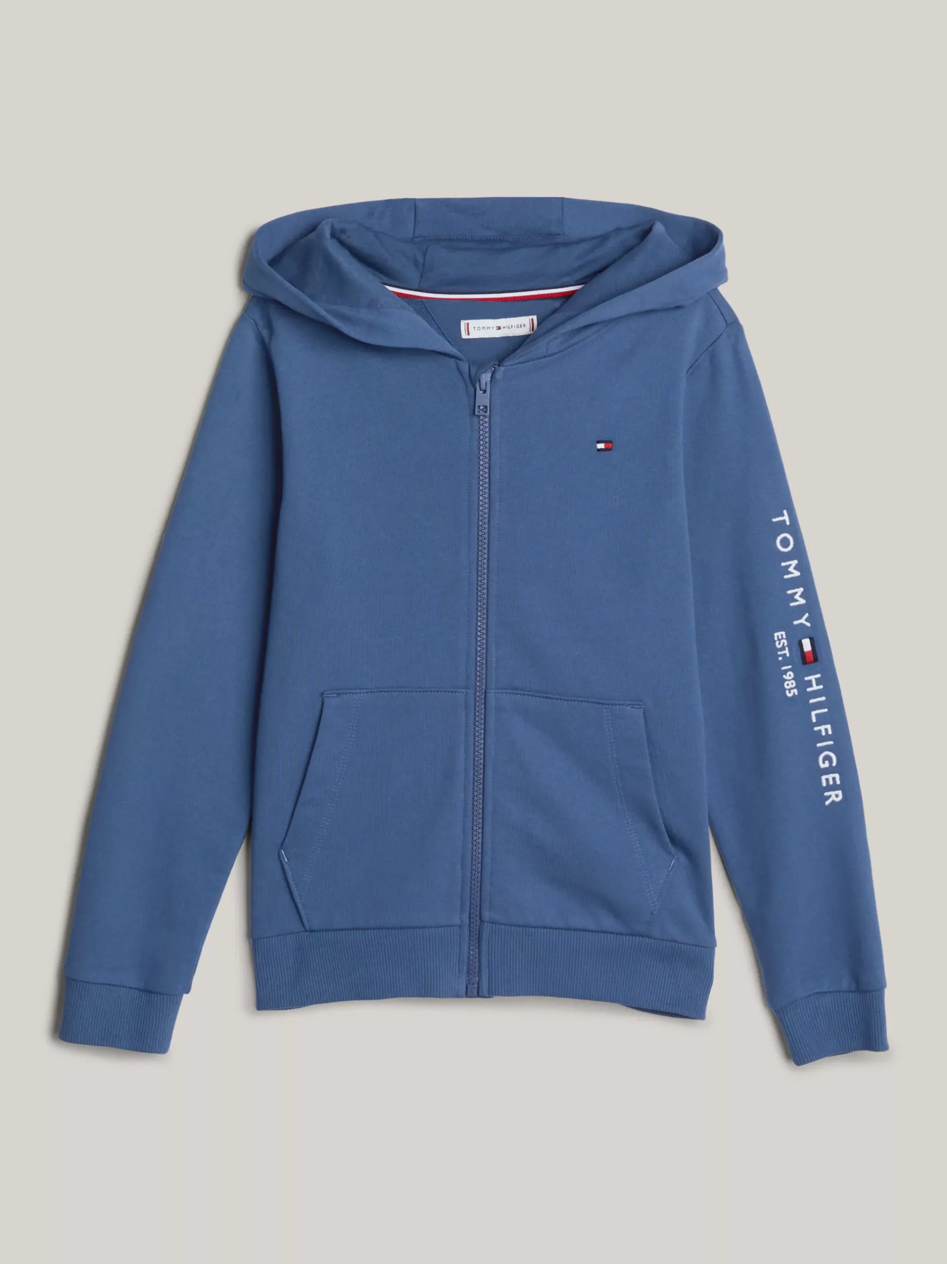 Bluzy Dresowe I Z Kapturem|Bluzy Dresowe I Z Kapturem*Tommy Hilfiger Bluza Z Kapturem I Zapięciem Na Zamek AEGEAN SEA
