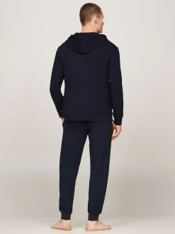 Stroje Domowe*Tommy Hilfiger Bluza Z Kapturem I Zapięciem Na Zamek DESERT SKY