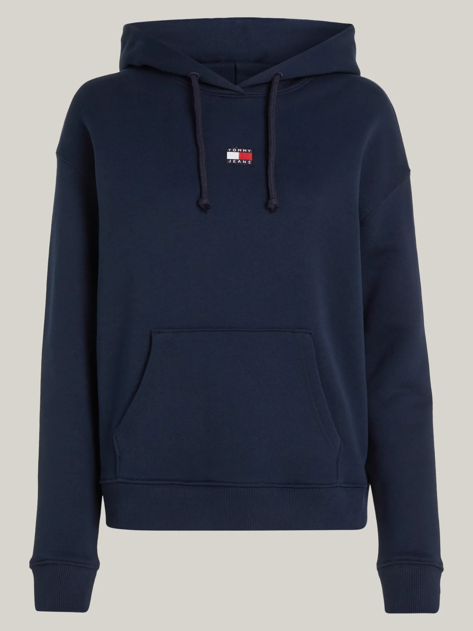 Bluzy Dresowe & Z Kapturem*Tommy Hilfiger Bluza Z Kapturem O Pudełkowym Kroju DARK NIGHT NAVY