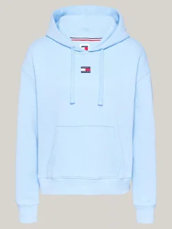 Bluzy Dresowe & Z Kapturem*Tommy Hilfiger Bluza Z Kapturem O Pudełkowym Kroju VESSEL BLUE