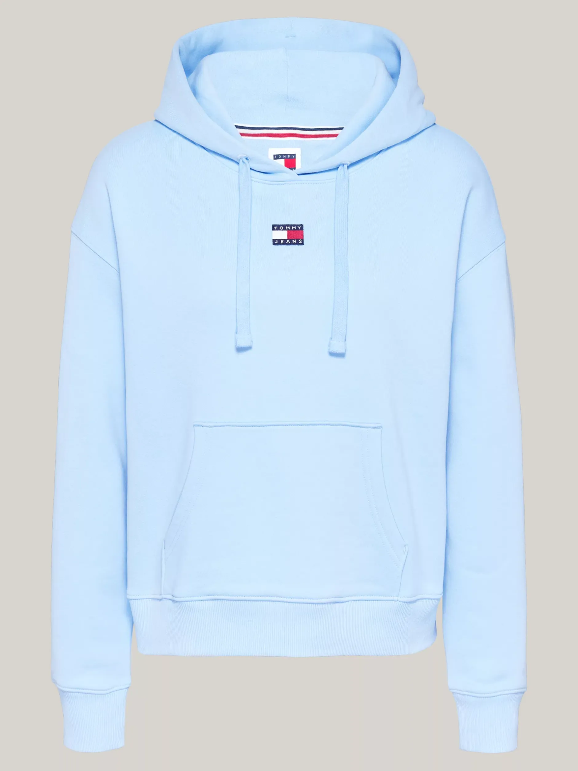 Bluzy Dresowe & Z Kapturem*Tommy Hilfiger Bluza Z Kapturem O Pudełkowym Kroju VESSEL BLUE
