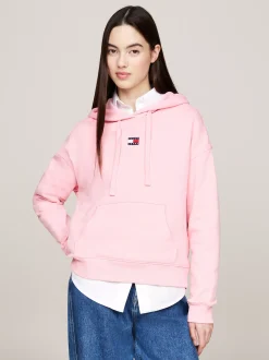 Bluzy Dresowe & Z Kapturem*Tommy Hilfiger Bluza Z Kapturem O Pudełkowym Kroju BALLET PINK