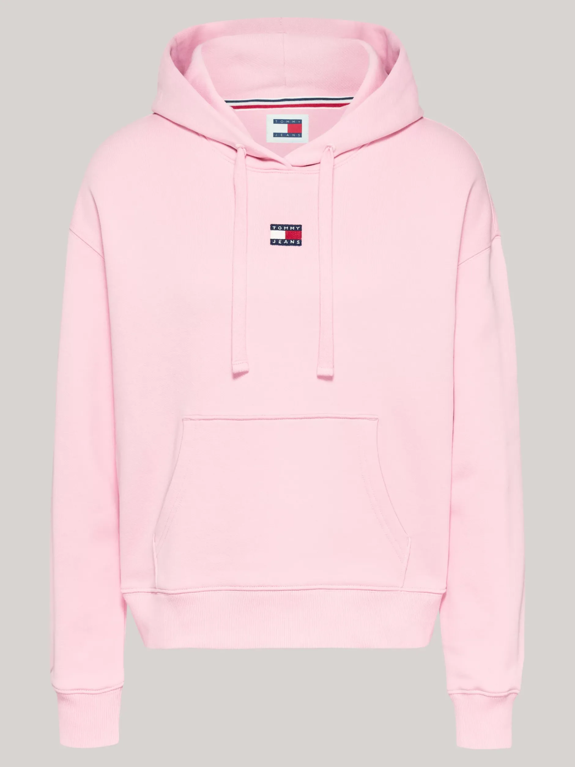 Bluzy Dresowe & Z Kapturem*Tommy Hilfiger Bluza Z Kapturem O Pudełkowym Kroju BALLET PINK