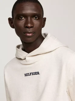Bluzy Dresowe & Z Kapturem*Tommy Hilfiger Bluza Z Kapturem O Regularnym Kroju HEATHERED OATMILK