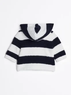 Dziewczynki|Chłopcy*Tommy Hilfiger Bluza Z Kapturem W Paski Na Guziki DESERT SKY STRIPE