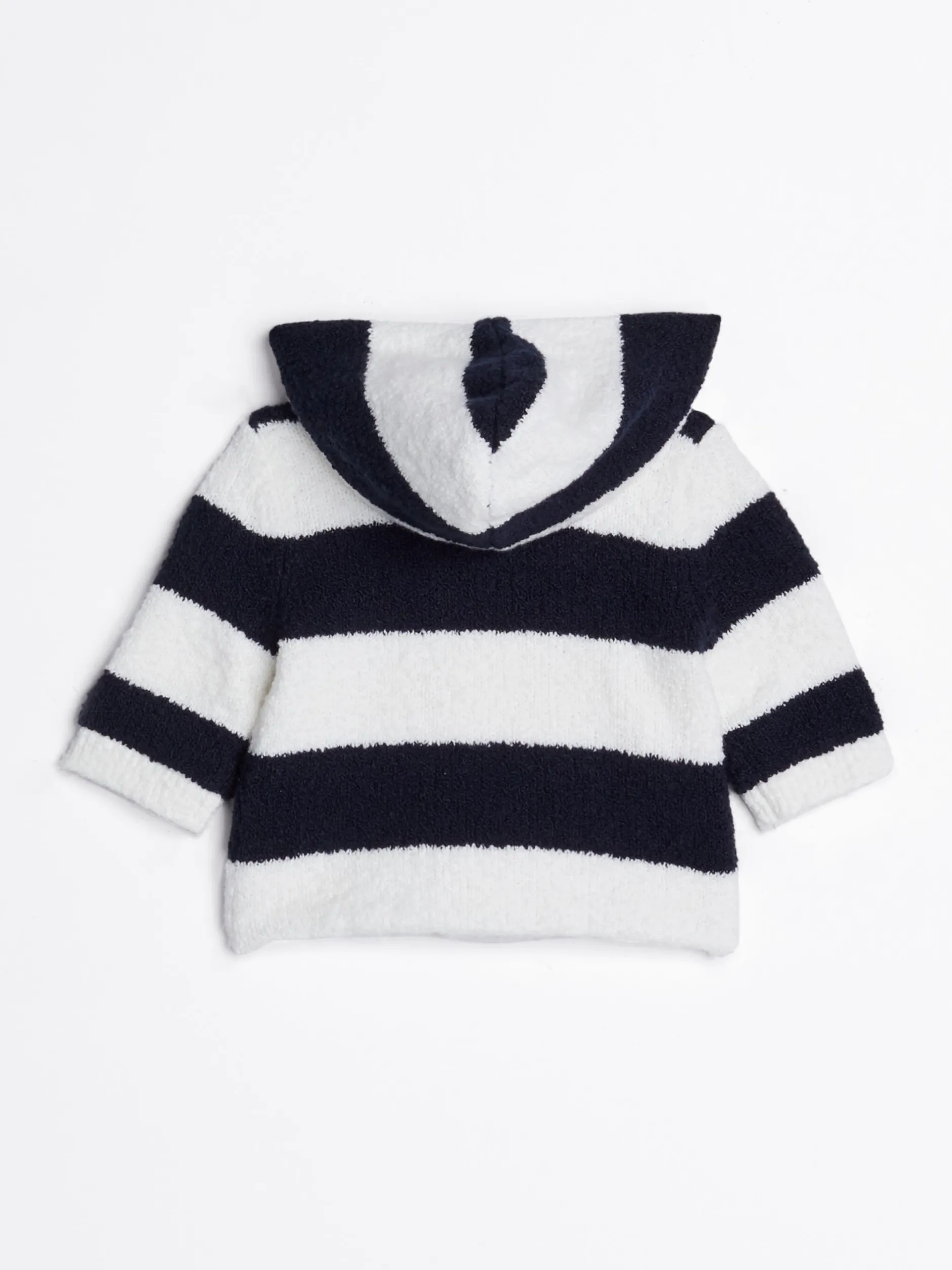 Dziewczynki|Chłopcy*Tommy Hilfiger Bluza Z Kapturem W Paski Na Guziki DESERT SKY STRIPE