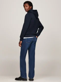 Bluzy Dresowe & Z Kapturem*Tommy Hilfiger Bluza Z Kapturem Z Kaligrafowanym Logo DESERT SKY