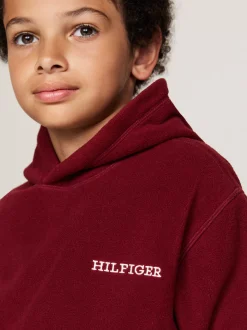 Bluzy Dresowe I Z Kapturem|Bluzy Dresowe I Z Kapturem*Tommy Hilfiger Bluza Z Kapturem Z Logo Hilfiger Monotype DEEP ROUGE