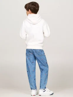 Bluzy Dresowe I Z Kapturem|Bluzy Dresowe I Z Kapturem*Tommy Hilfiger Bluza Z Kapturem Z Logo Hilfiger Monotype ANCIENT WHITE