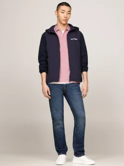 Bluzy Dresowe & Z Kapturem*Tommy Hilfiger Bluza Z Kapturem Z Logo Hilfiger Monotype DESERT SKY