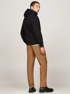 Bluzy Dresowe & Z Kapturem*Tommy Hilfiger Bluza Z Kapturem Z Mankietami Z Tasiemką BLACK