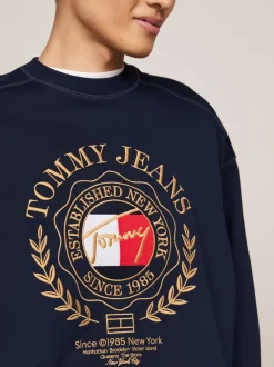 Bluzy Dresowe & Z Kapturem*Tommy Hilfiger Bluza Z Kolekcji Prep Explorer DARK NIGHT NAVY