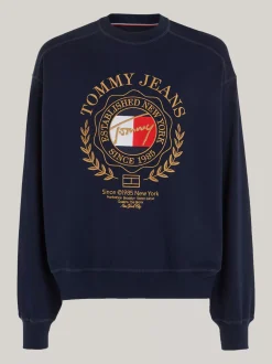 Bluzy Dresowe & Z Kapturem*Tommy Hilfiger Bluza Z Kolekcji Prep Explorer DARK NIGHT NAVY