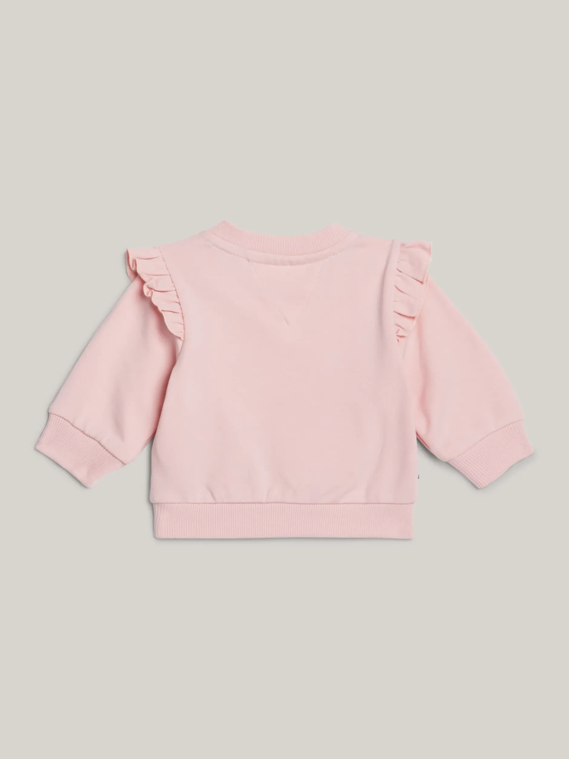 Dziewczynki|Chłopcy*Tommy Hilfiger Bluza Z Logo I Falbankami Na Ramionach SOFT ROSE