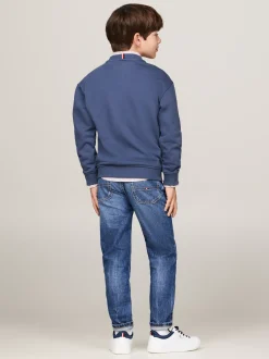 Bluzy Dresowe I Z Kapturem*Tommy Hilfiger Bluza Z Okrągłym Dekoltem I Logo AEGEAN SEA