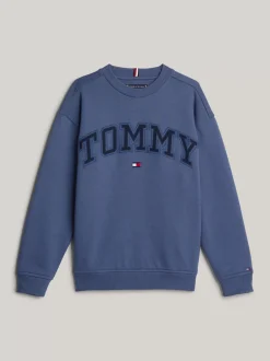 Bluzy Dresowe I Z Kapturem*Tommy Hilfiger Bluza Z Okrągłym Dekoltem I Logo AEGEAN SEA