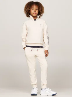 Bluzy Dresowe I Z Kapturem|Bluzy Dresowe I Z Kapturem*Tommy Hilfiger Bluza Z Wysokim Kołnierzem Na Zamek CALICO HEATHER
