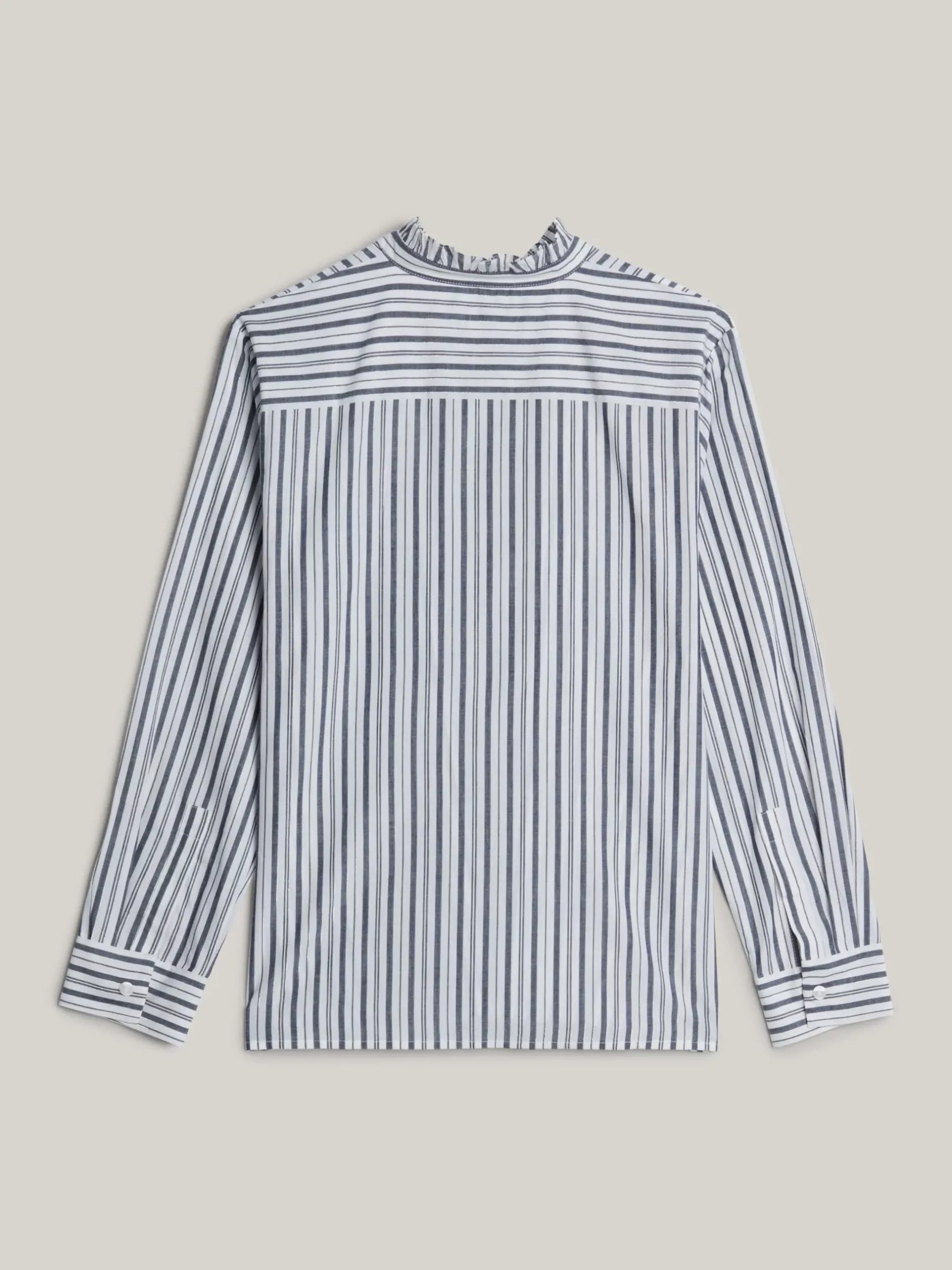 Koszule & Bluzki*Tommy Hilfiger Bluzka Adaptive W Paski LUREX STP DESERT SKY/ WHITE