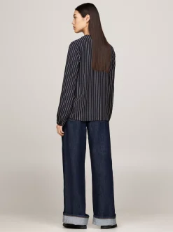 Koszule & Bluzki*Tommy Hilfiger Bluzka Z Nadrukiem Z Motywem Liny ROPE STP/ DESERT SKY