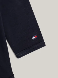 Dziewczynki|Chłopcy*Tommy Hilfiger Body Z Długim Rękawem I Logo Hilfiger Monotype DESERT SKY