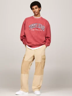 Spodnie*Tommy Hilfiger Bojówki Aiden O Obszernym Kroju GENTLE GOLD