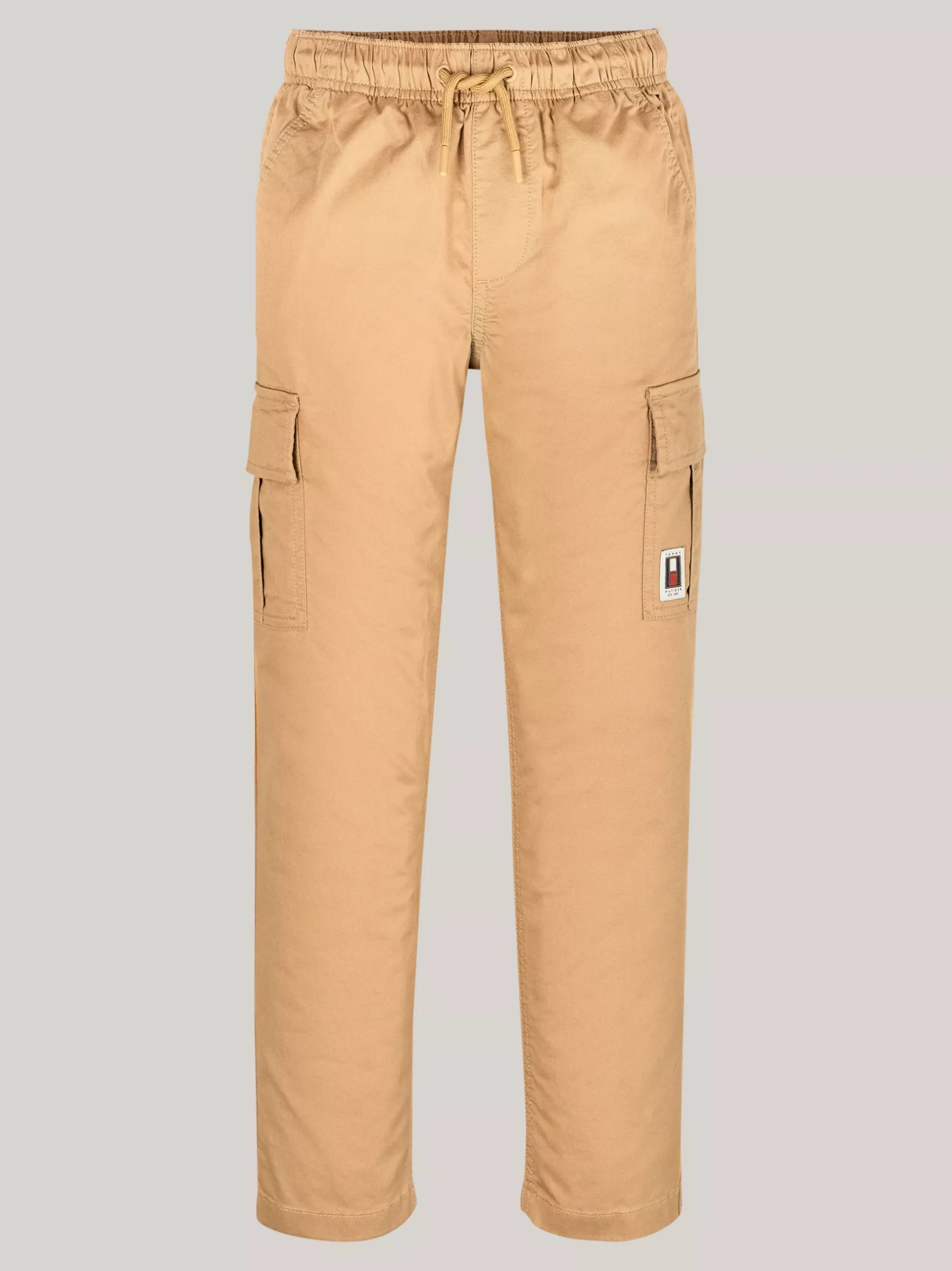 Spodnie I Szorty*Tommy Hilfiger Bojówki O Luźnym Kroju Z Troczkami CLASSIC KHAKI