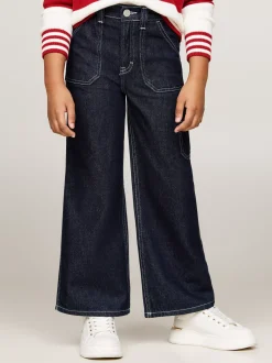 Jeansy*Tommy Hilfiger Bojówki Z Szerokimi Nogawkami RINSE