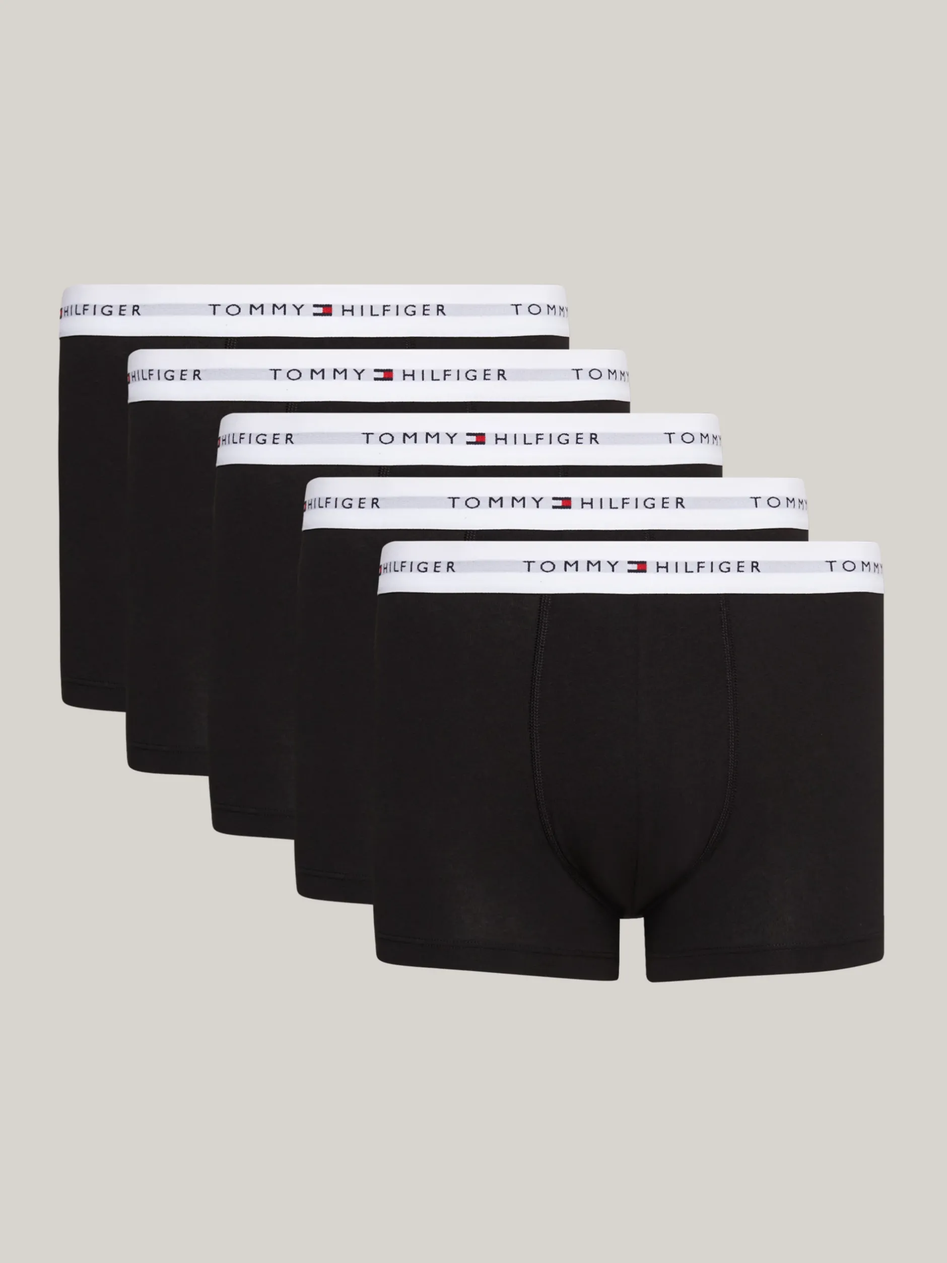 Kąpielówki|Multipacks*Tommy Hilfiger Bokserki Trunks Signature Essential, 5 Par BLACK/BLACK/BLACK/BLACK/BLACK
