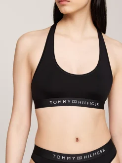 Biustonosze|Bielizna*Tommy Hilfiger Braletka Bez Podszewki Z Logo BLACK