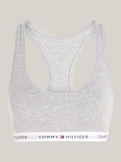 Biustonosze|Bielizna*Tommy Hilfiger Braletka Tommy Icons Bez Poduszek LIGHT GREY HEATHER