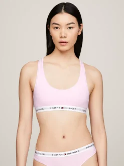 Biustonosze|Bielizna*Tommy Hilfiger Braletka Tommy Icons Bez Poduszek LIGHT PINK