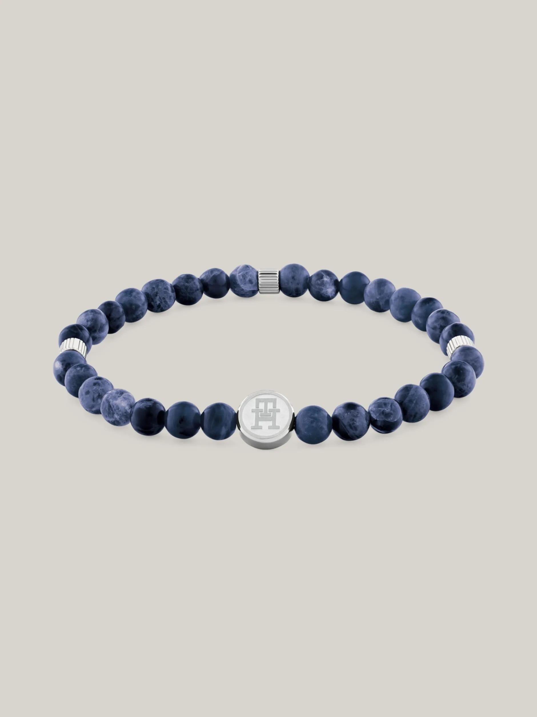 Biżuteria & Spinki Do Mankietów*Tommy Hilfiger Bransoleta Z Koralikami Z Sodalitu BLUE