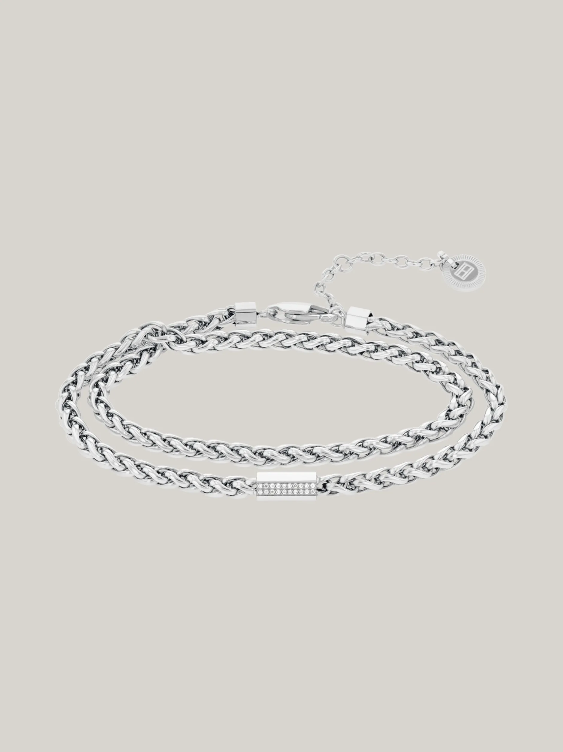 Biżuteria*Tommy Hilfiger Bransoletka Z łańcuszka Ze Stali Nierdzewnej SILVER