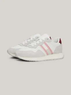 Sneakersy*Tommy Hilfiger Buty Do Biegania O Mieszanej Fakturze STRATUS GREY