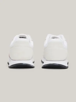 Sneakersy*Tommy Hilfiger Buty Do Biegania O Mieszanej Fakturze WHITE