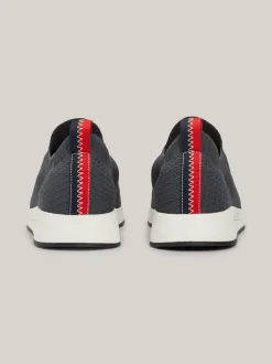 Sneakersy*Tommy Hilfiger Buty Do Biegania Z Dzianinową Cholewką NEW CHARCOAL