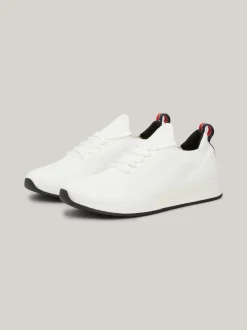 White Trainers|Sneakersy*Tommy Hilfiger Buty Do Biegania Z Dzianinową Cholewką ECRU