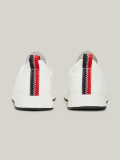 White Trainers|Sneakersy*Tommy Hilfiger Buty Do Biegania Z Dzianinową Cholewką ECRU