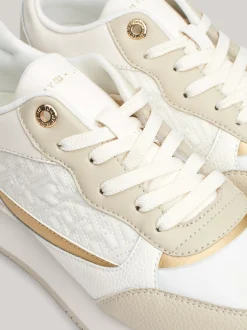 Sneakersy*Tommy Hilfiger Buty Do Biegania Z Monogramem TH CLASSIC KHAKI/NEUTRAL