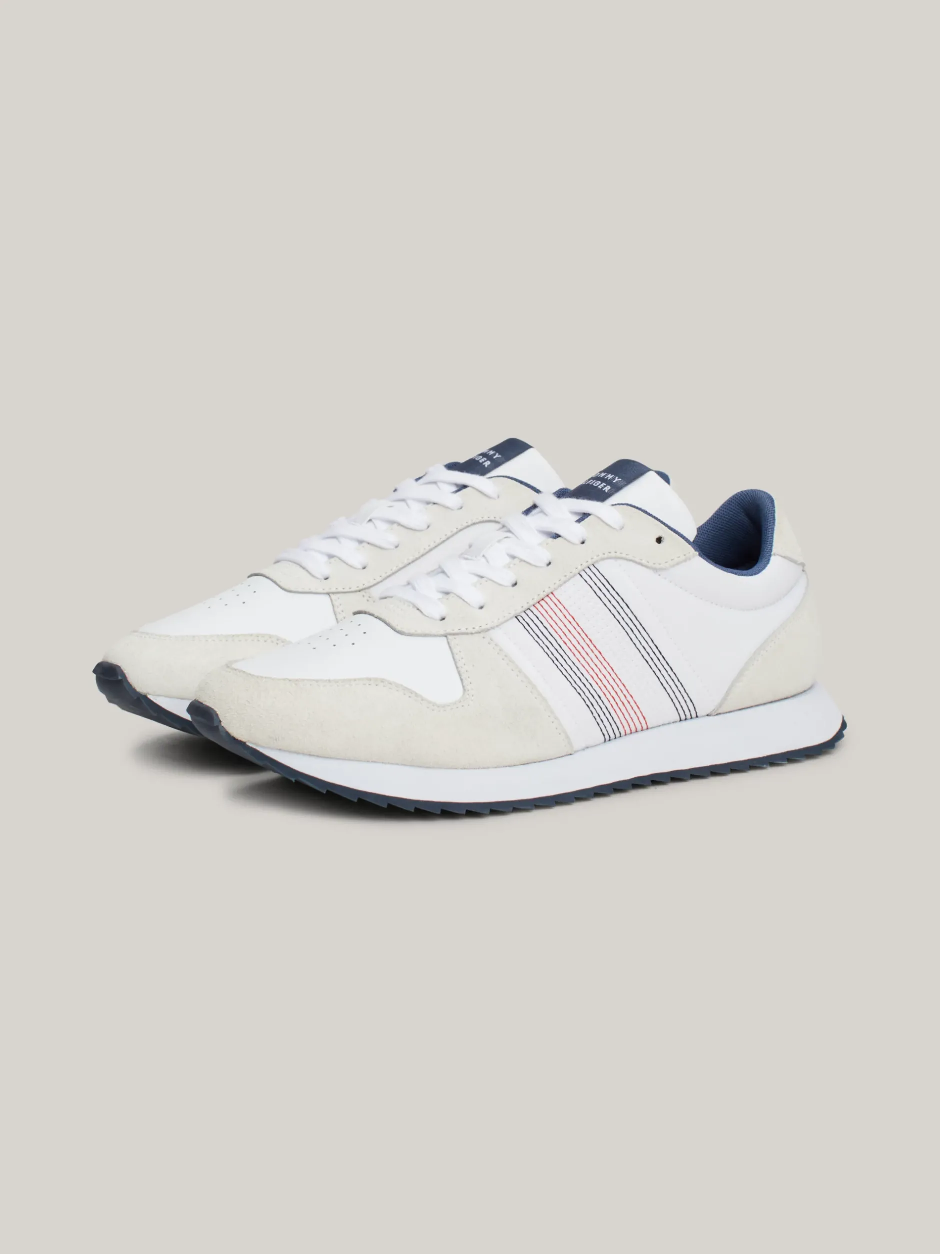 White Trainers|Sneakersy*Tommy Hilfiger Buty Do Biegania Z Ząbkowaną Podeszwą WHITE