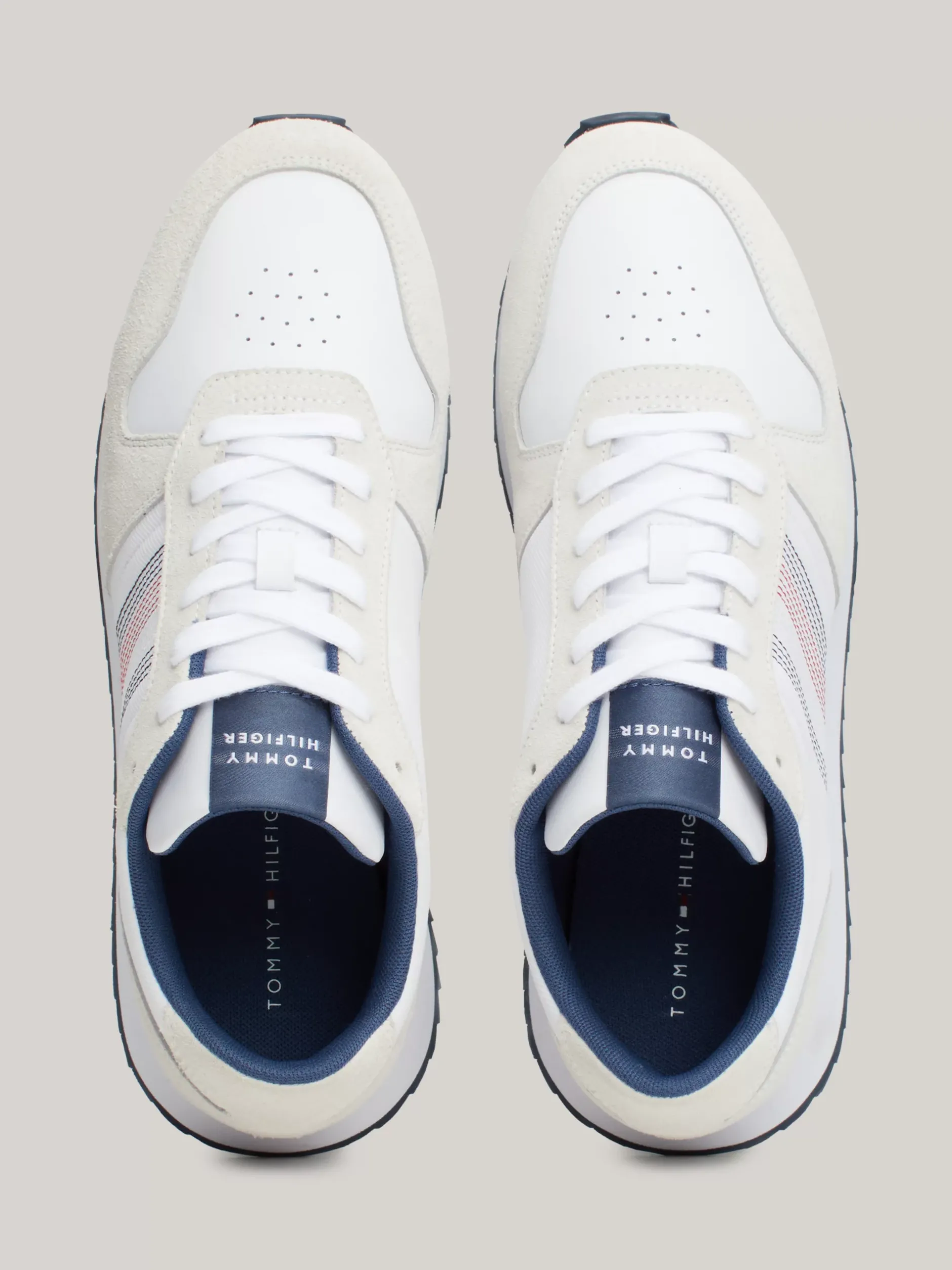 White Trainers|Sneakersy*Tommy Hilfiger Buty Do Biegania Z Ząbkowaną Podeszwą WHITE